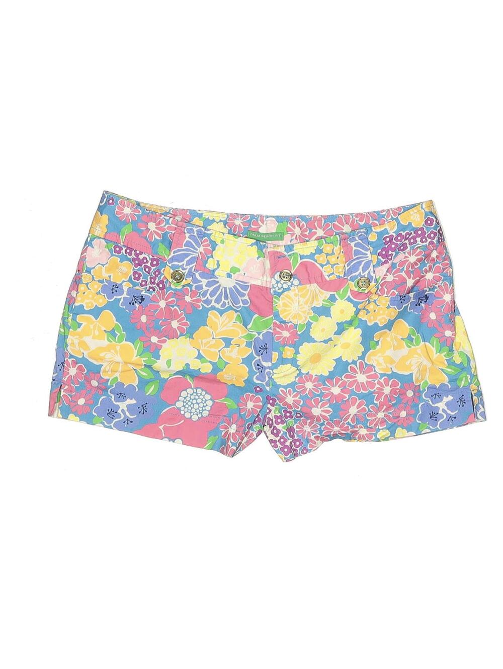 Lilly Pulitzer Size 6 Floral Print Colored Shorts